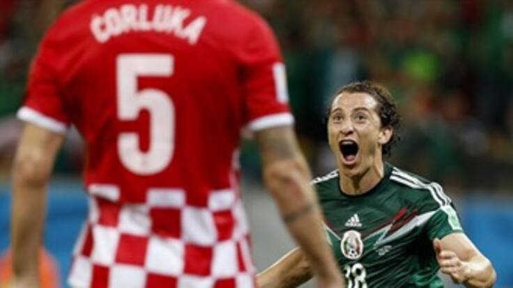 Andrés Guardado pone el 2-0 de México ante Croacia