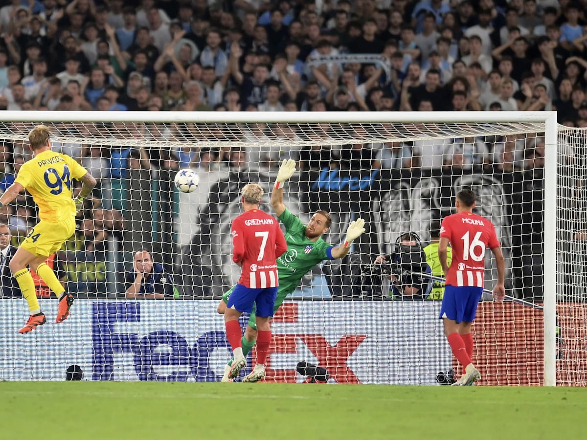 Video: Lazio le empató en el último minuto al Atlético de Madrid con ¡gol de su arquero!