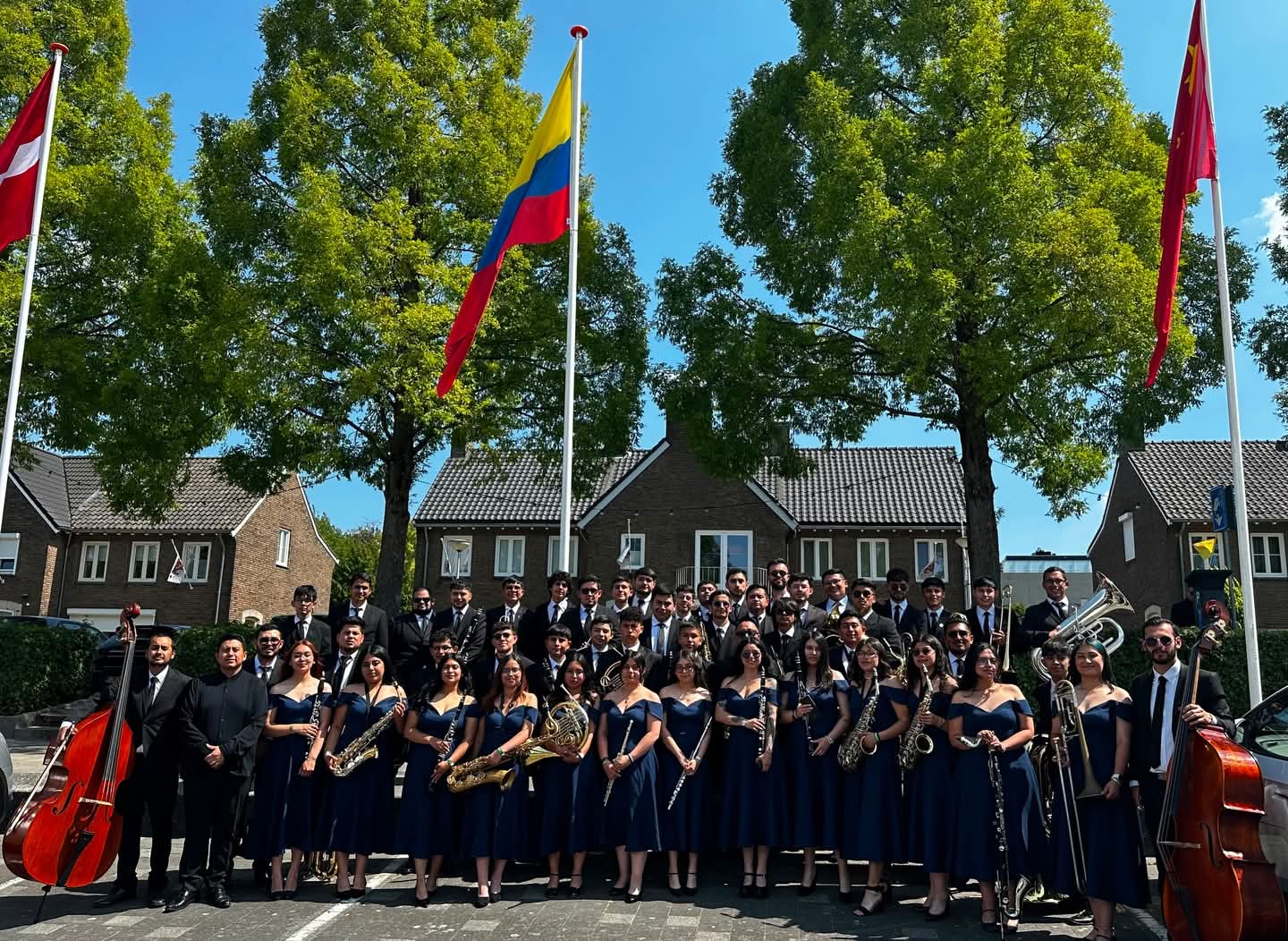 La Banda Sinfónica de Tibasosa, Boyacá, participó en el World Music Contest 2026, en Kerkrade, Países Bajos / Foto: Banda Sinfónica Especial de Tibasosa.