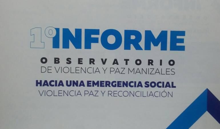 Observatorio de violencia y paz Manizales