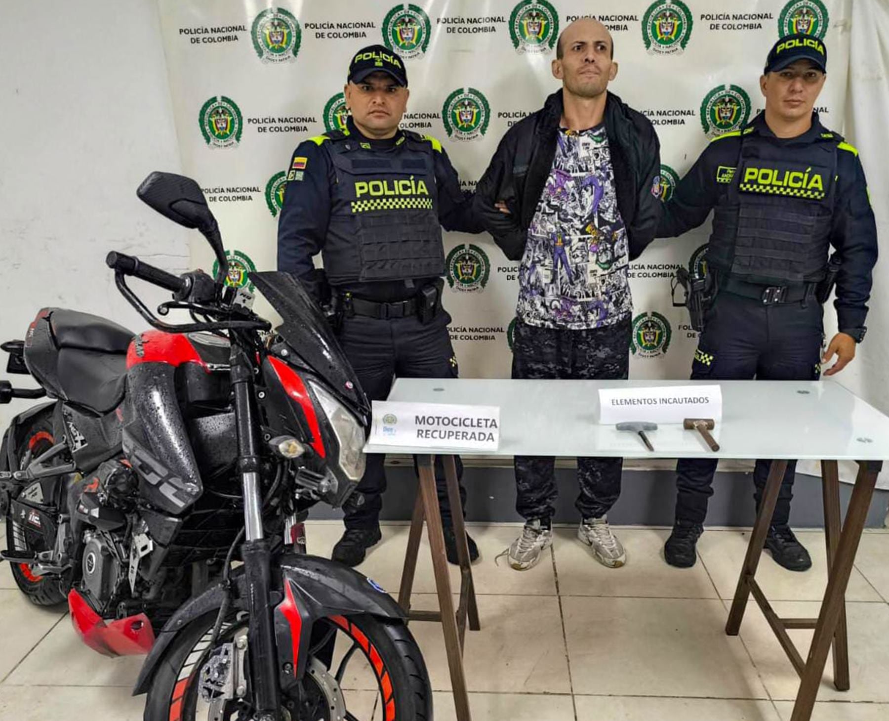 Robo de motos en Ibagué