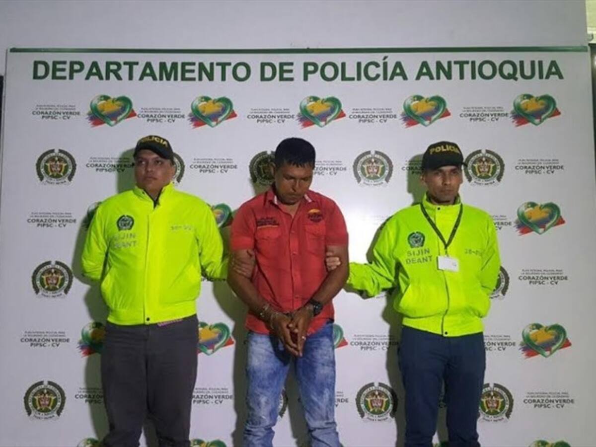 Capturan a alias Manuel, uno de los 20 más buscados del clan Úsuga