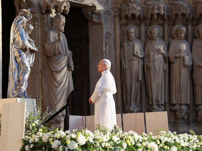 Papa León XIV en Francia. 25 de septiembre de 2026. Foto: Getty Images.