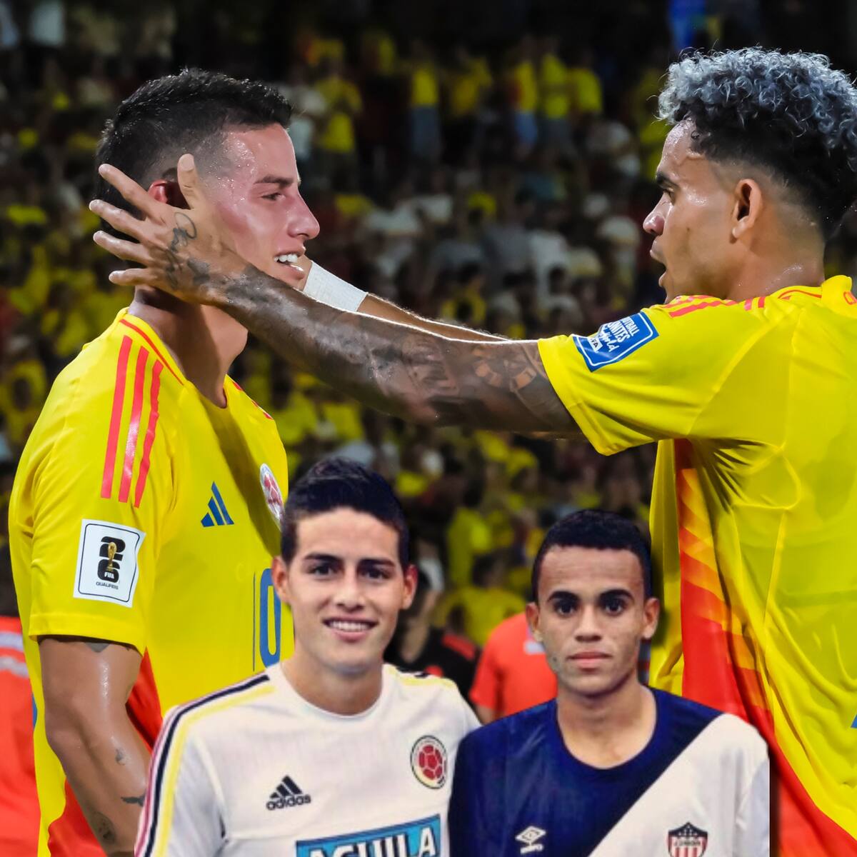 La emotiva despedida de Luis Díaz a James Rodríguez tras su retiro de Selección Colombia: “Un sueño”