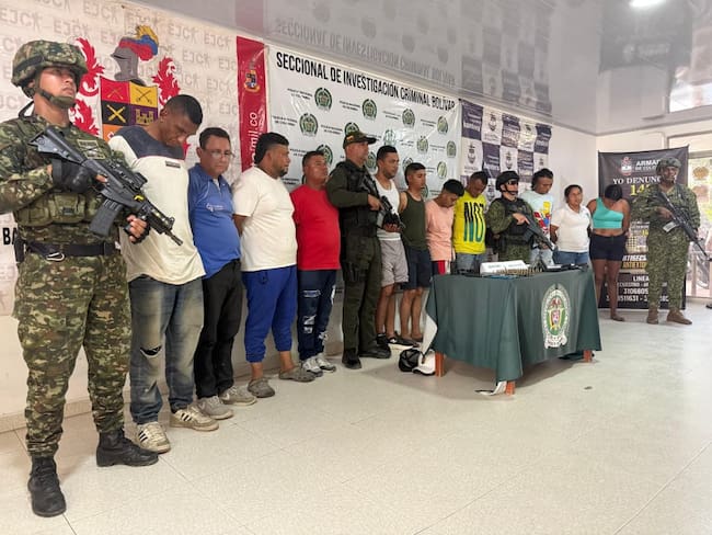 Caen 11 integrantes del Clan del Golfo en operación Agamenón en el sur de Bolívar