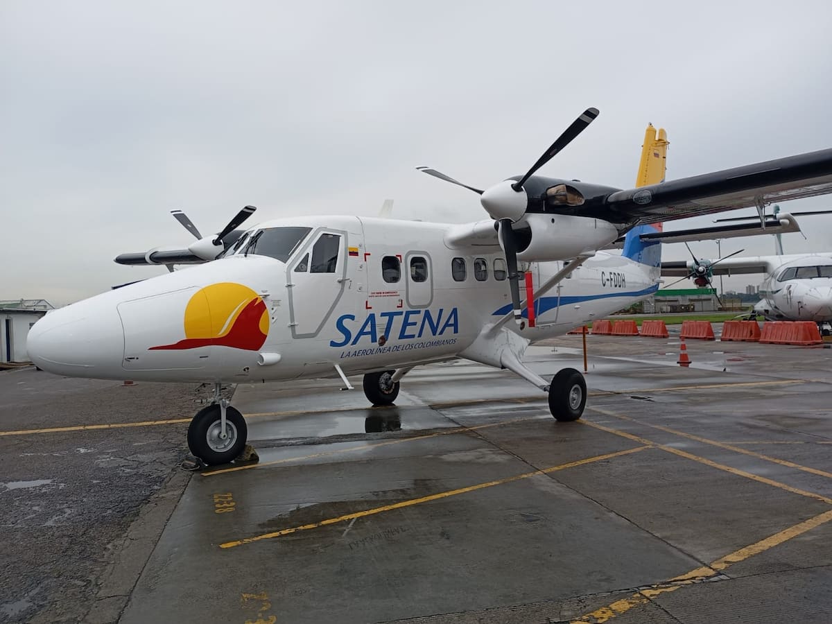 Vuelo de Satena que cubría la ruta Barranquilla-Medellín regresó por falla en el motor