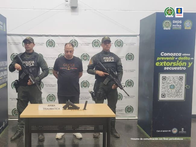Fue capturado ‘Póker’ presunto cabecilla del grupo delincuencial El Pinar de Medellín