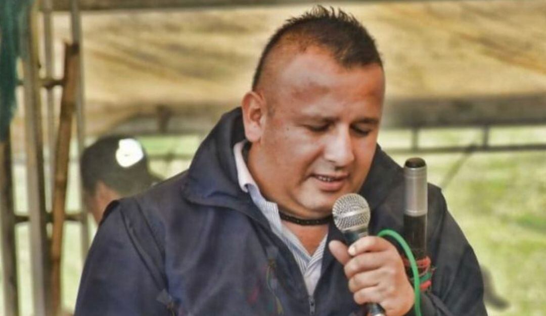 Miller Correa, consejero mayor de la Asociación de Cabildos Indígenas del Norte del Cauca