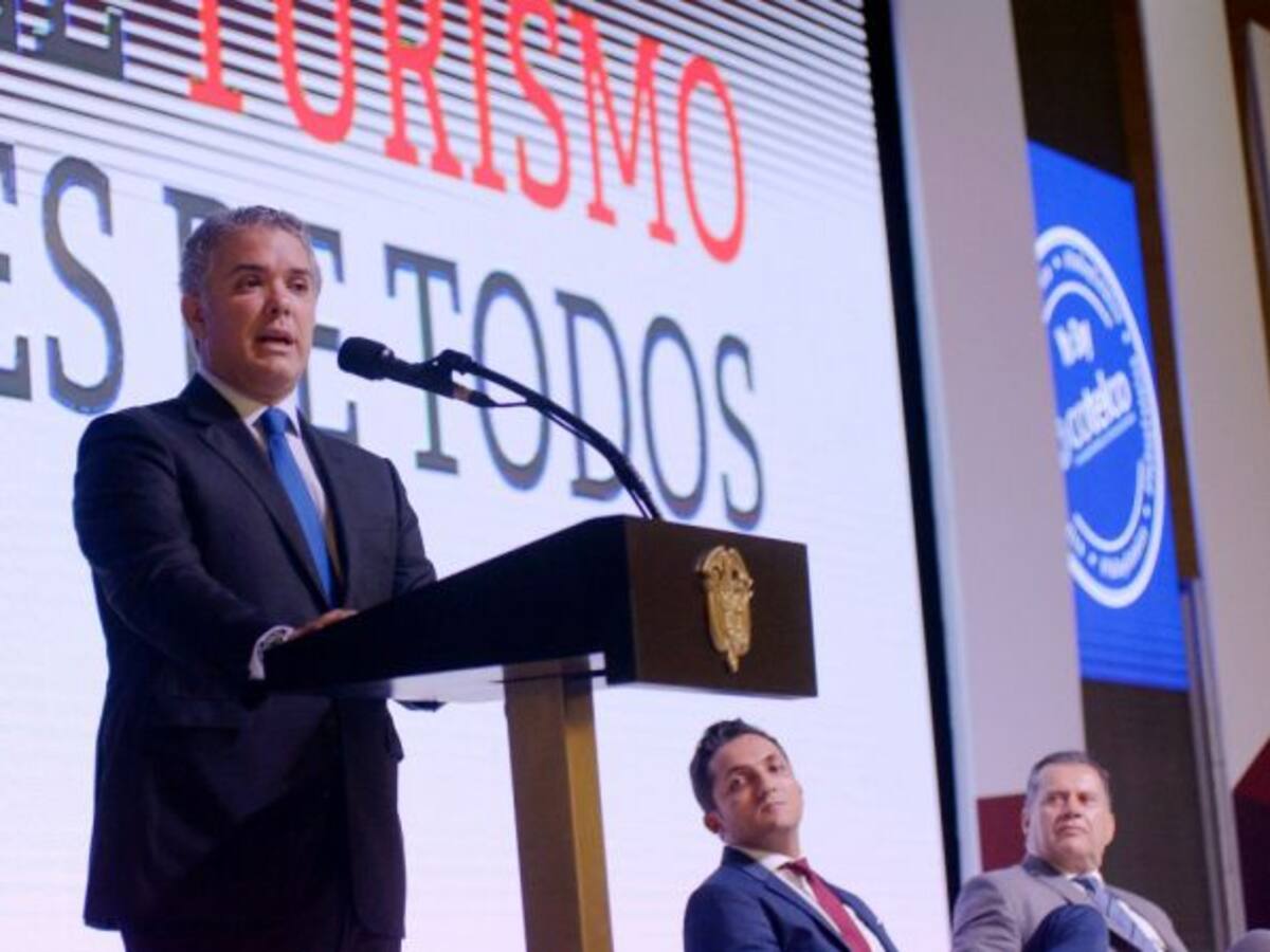 Presidente Duque propone bajar impuesto de renta en el sector turístico