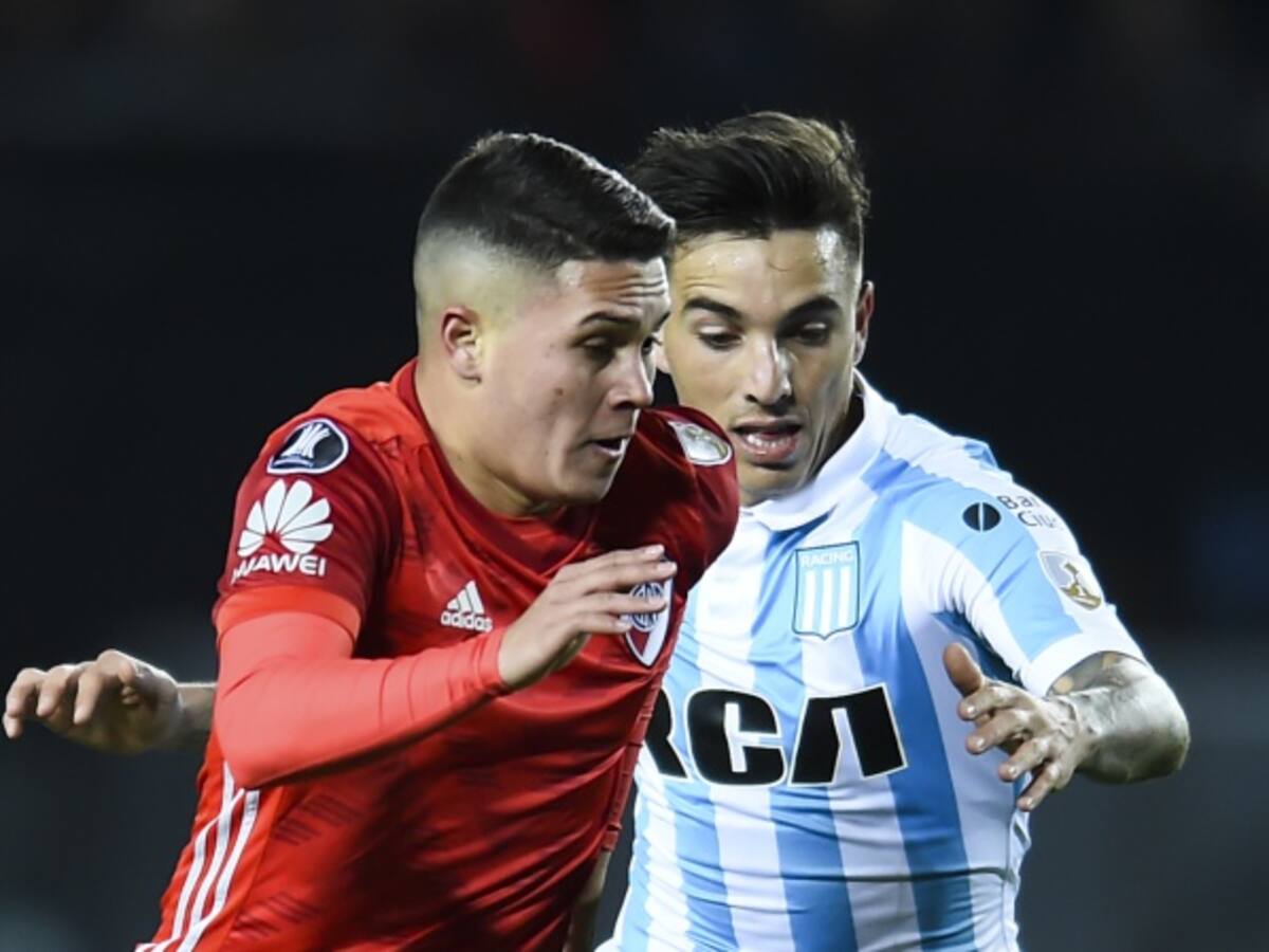 Con Quintero 15 minutos, River empató con Racing en la Libertadores