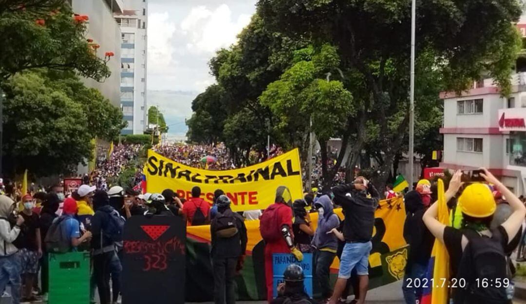 Nueva marcha por los 3 meses de paro nacional