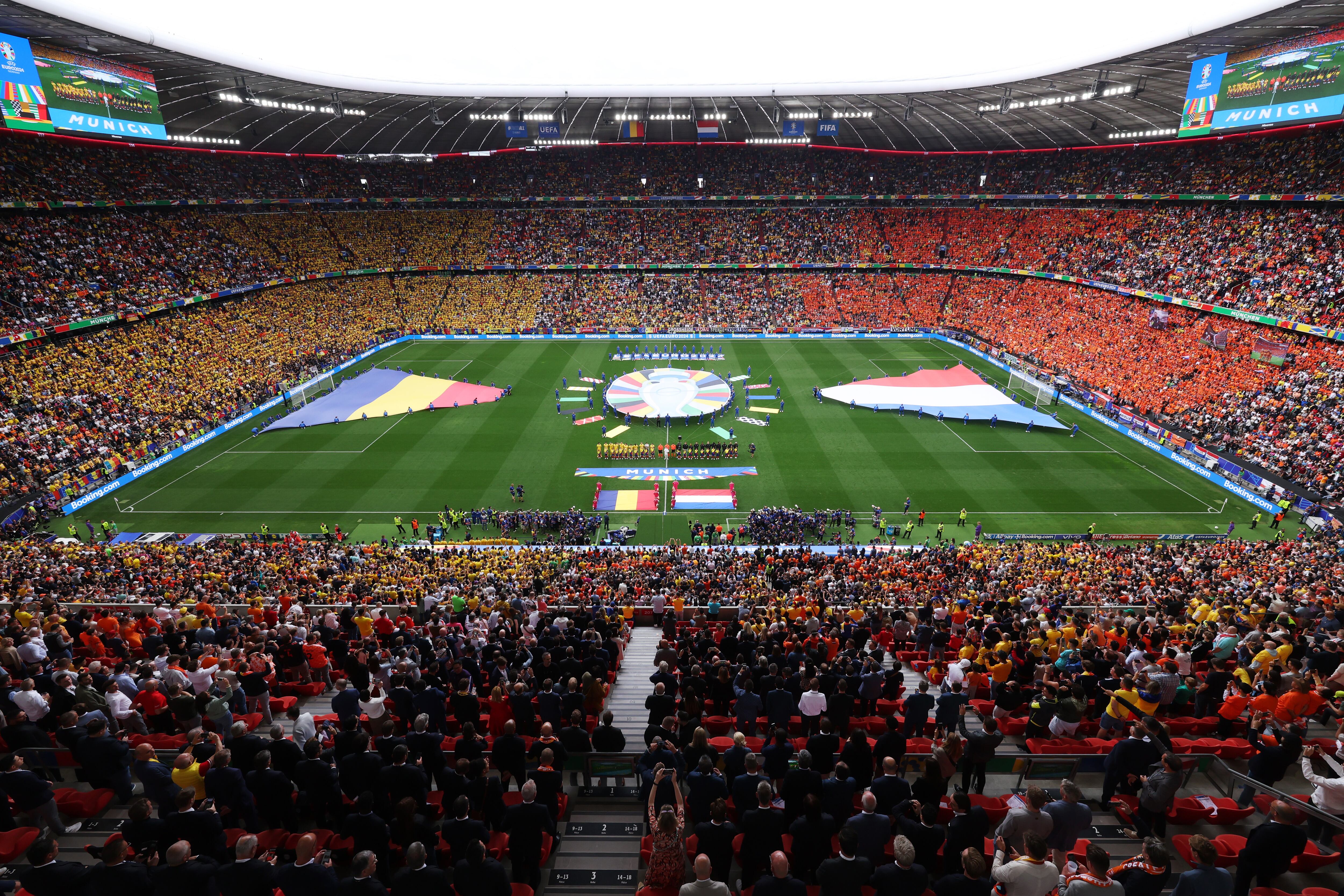 Rumania Vs. Países Bajos.  (Photo by Alexander Hassenstein/Getty Images)