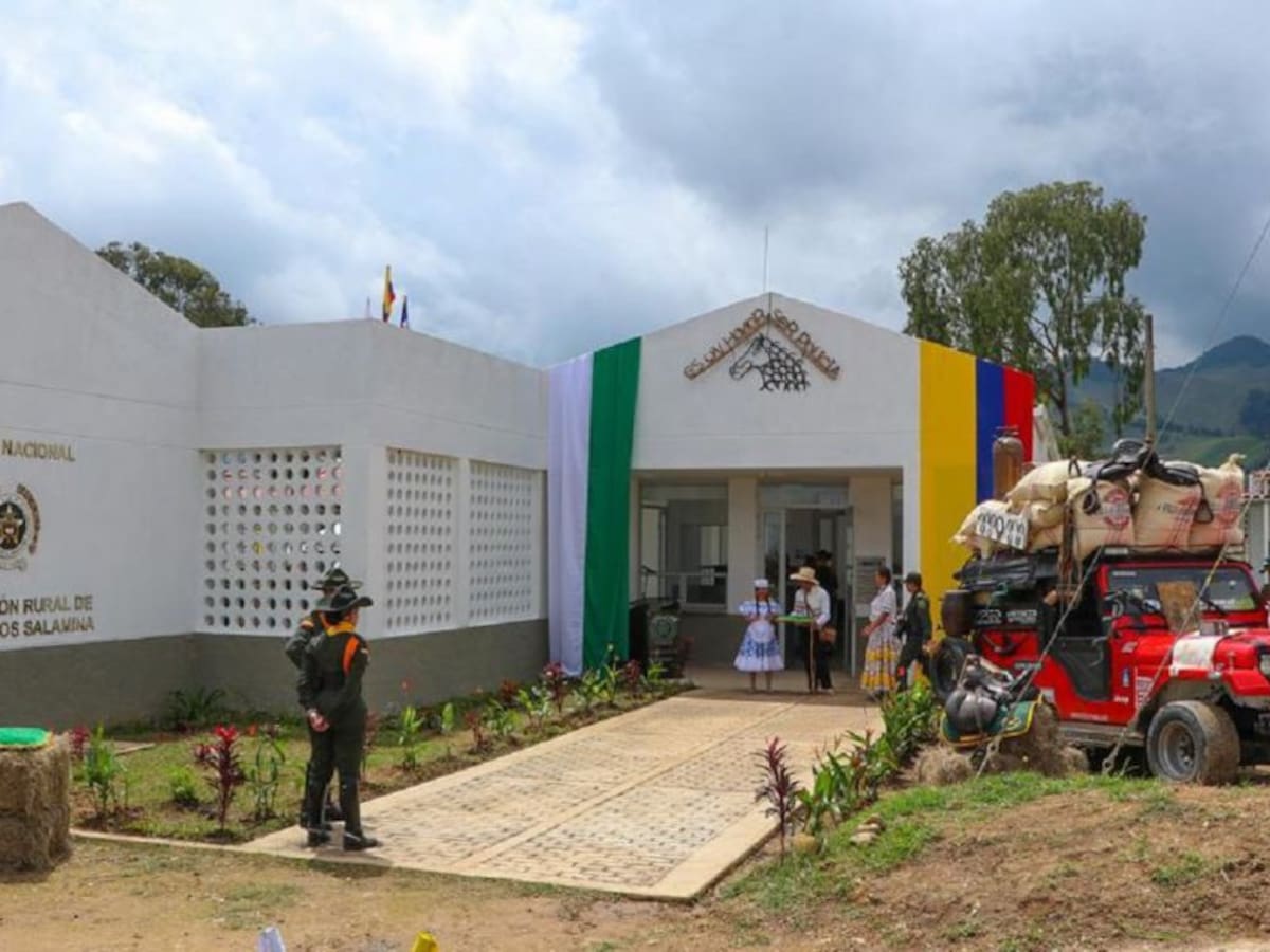 Salamina tiene nuevas instalaciones rurales para la Policía Nacional