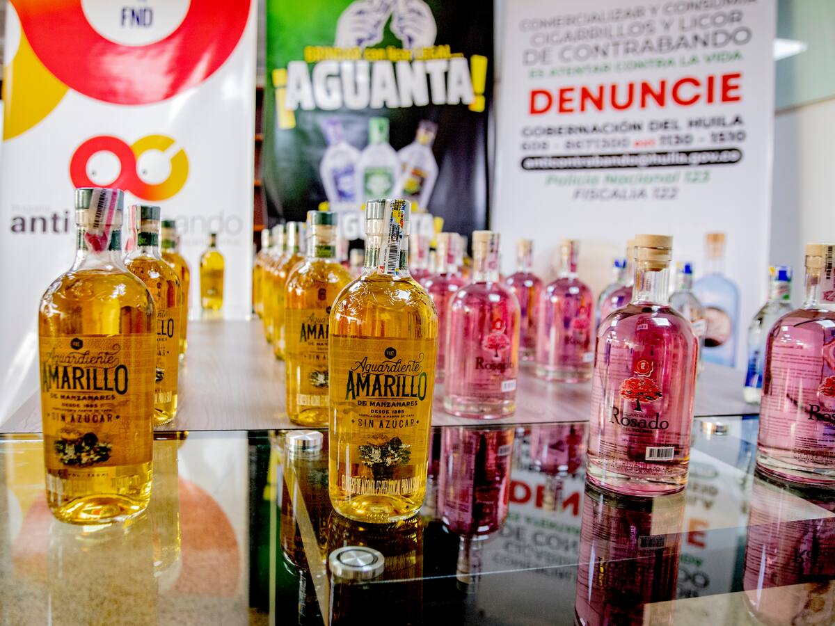 Adelantan operativos en el Huila para erradicar contrabando de licores
