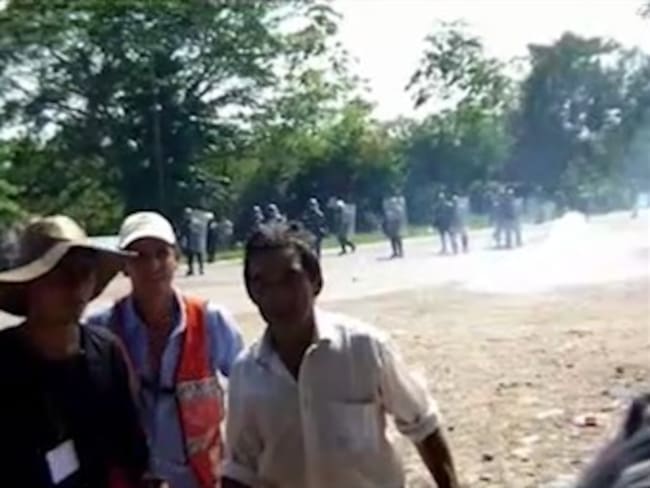 Un detenido tras enfrentamientos durante paro cafetero en el Valle del Cauca