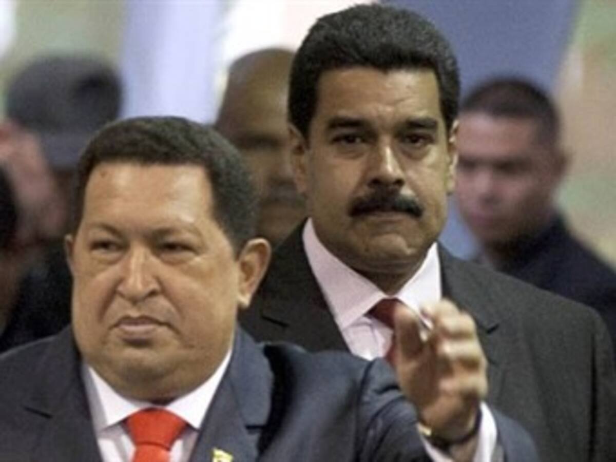 Chávez plantea que de ser necesario Venezuela apoye al vicepresidente Nicolás Maduro