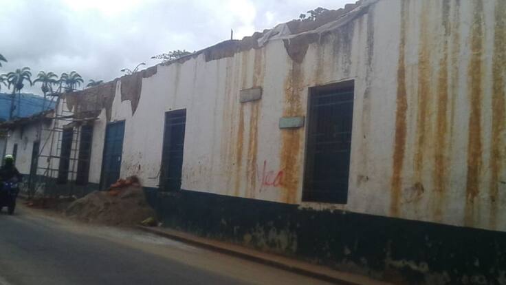 La casa de Custodio García Rovira está en abandono