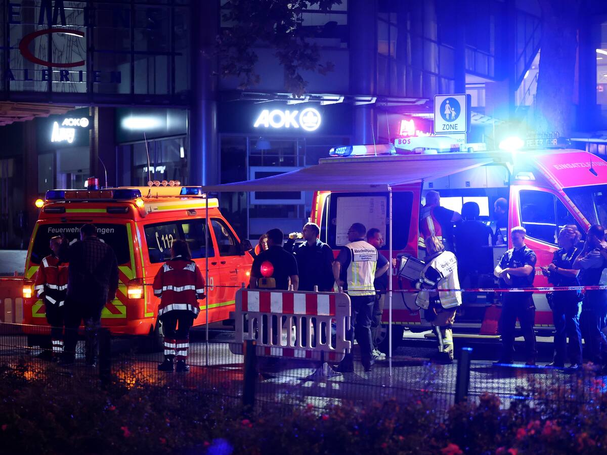 Tres personas muertas y cuatro heridas tras ataque con cuchillo en un festival en Alemania