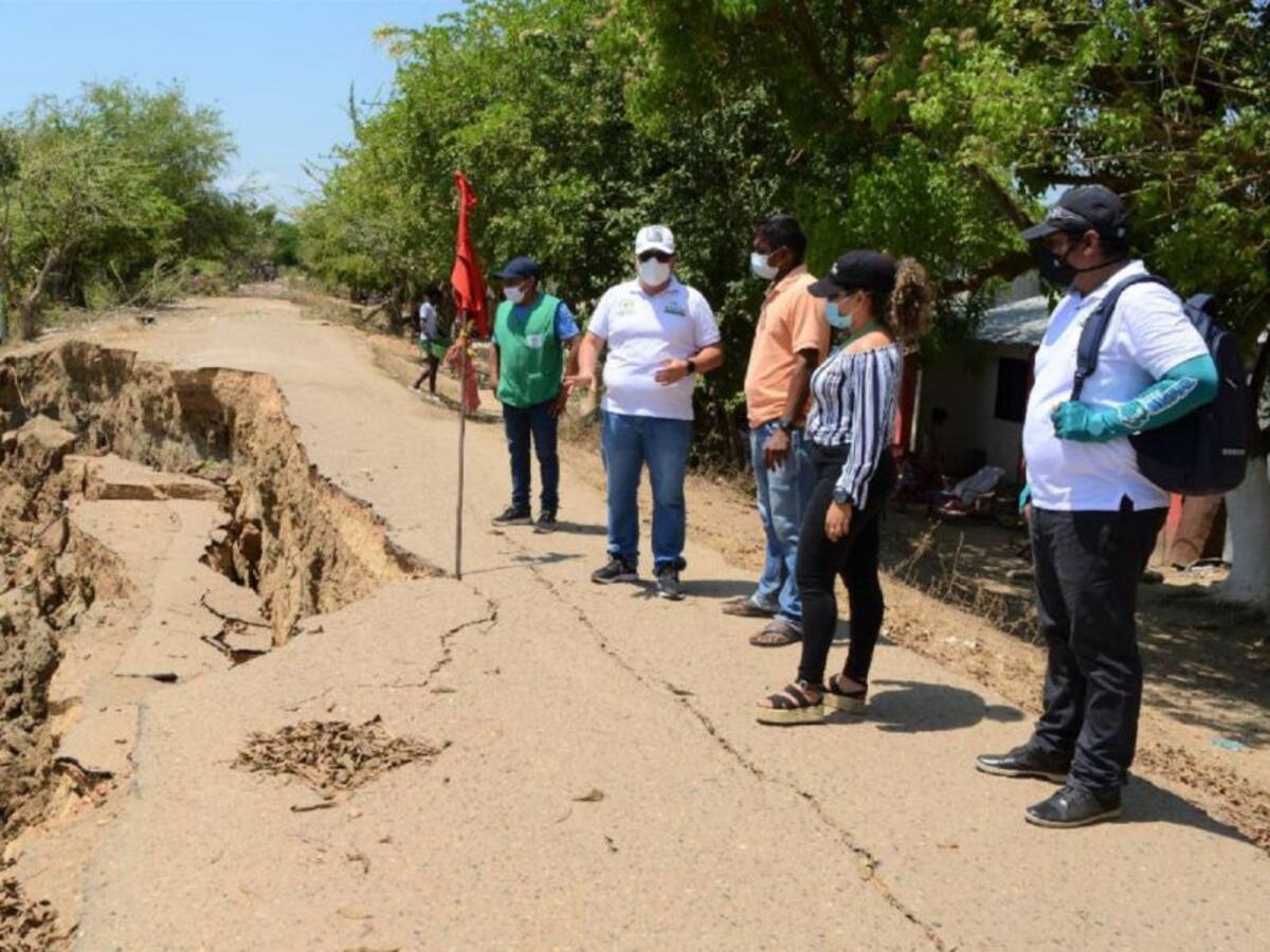 Continúa atención de damnificados en el barrio Girardot de Magangué