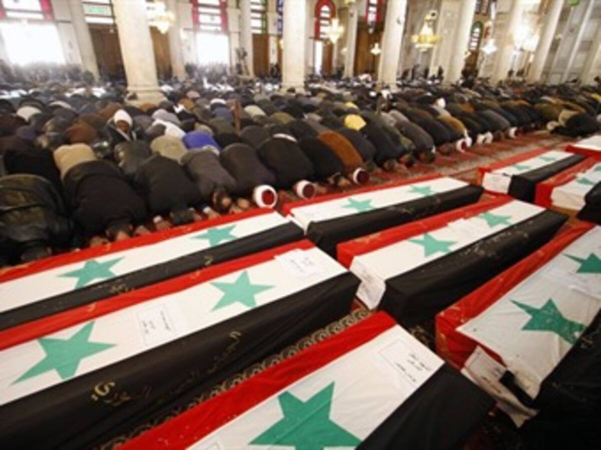 La oposición presiona para que ONU intervenga ante elevada cifra de muertos en Siria