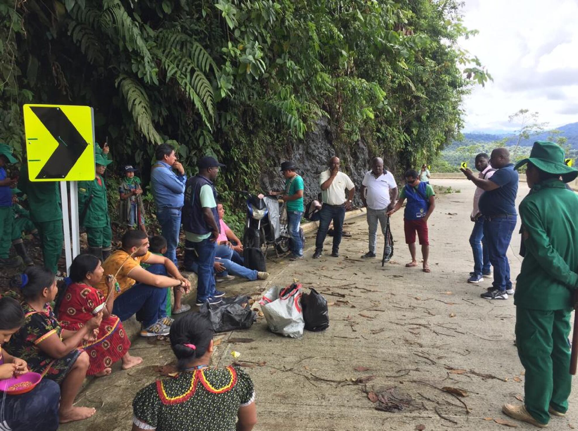 Acuerdos entre indígenas, afro y transportadores / Foto: Defensoría del Pueblo