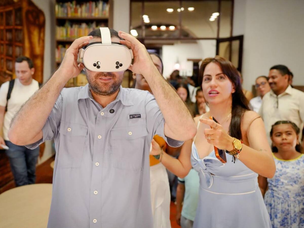 Gobernador transforma la biblioteca de Mompox en moderno centro digital y del conocimiento