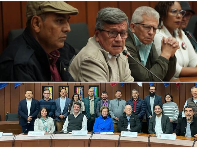 Delegaciones de paz del Gobierno colombiano y el ELN