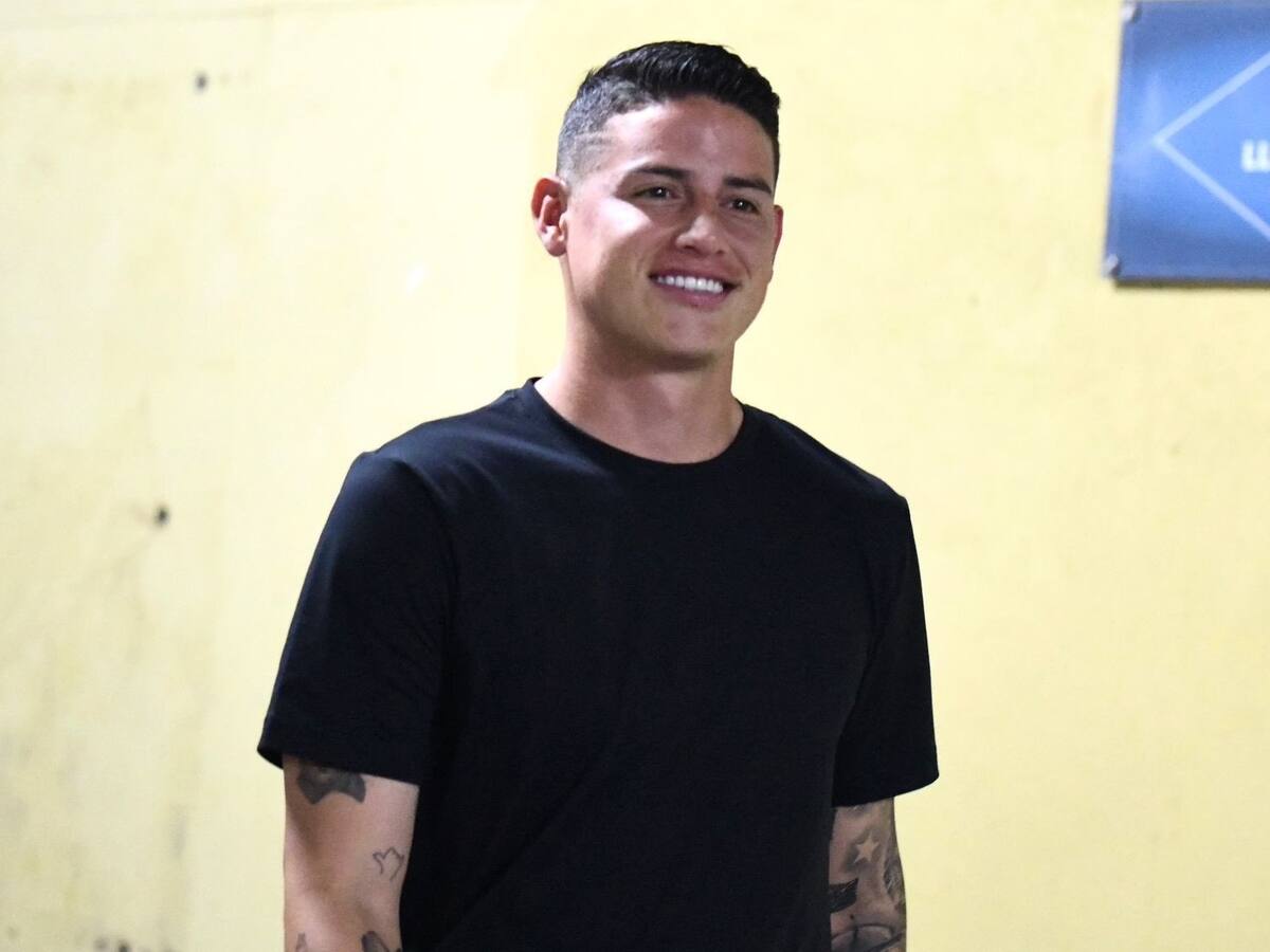 James Rodríguez se unió a la concentración de la Selección Colombia en Barranquilla