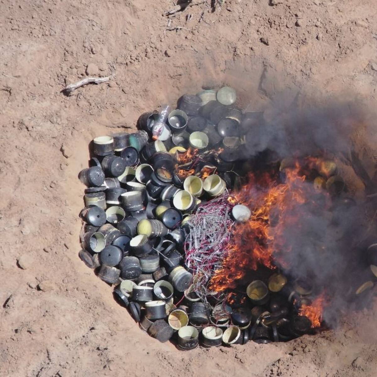 Ejército frustra presunto plan criminal del ELN: halló más de 230 minas antipersona, en La Guajira