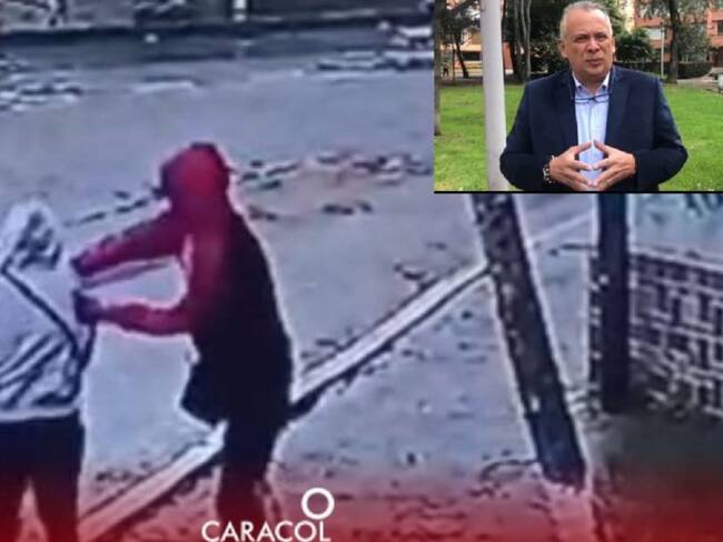 En video quedó registrado el hombre que le lanzó ácido a una mujer en Armenia