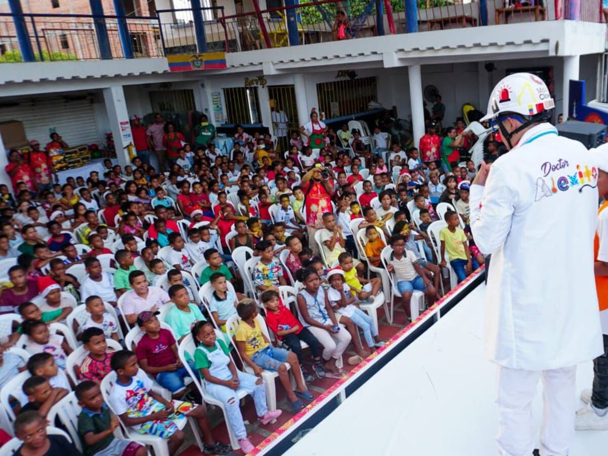 Bayunca vivió el tercer día de novenas navideñas adelantadas por la Alcaldía de Cartagena