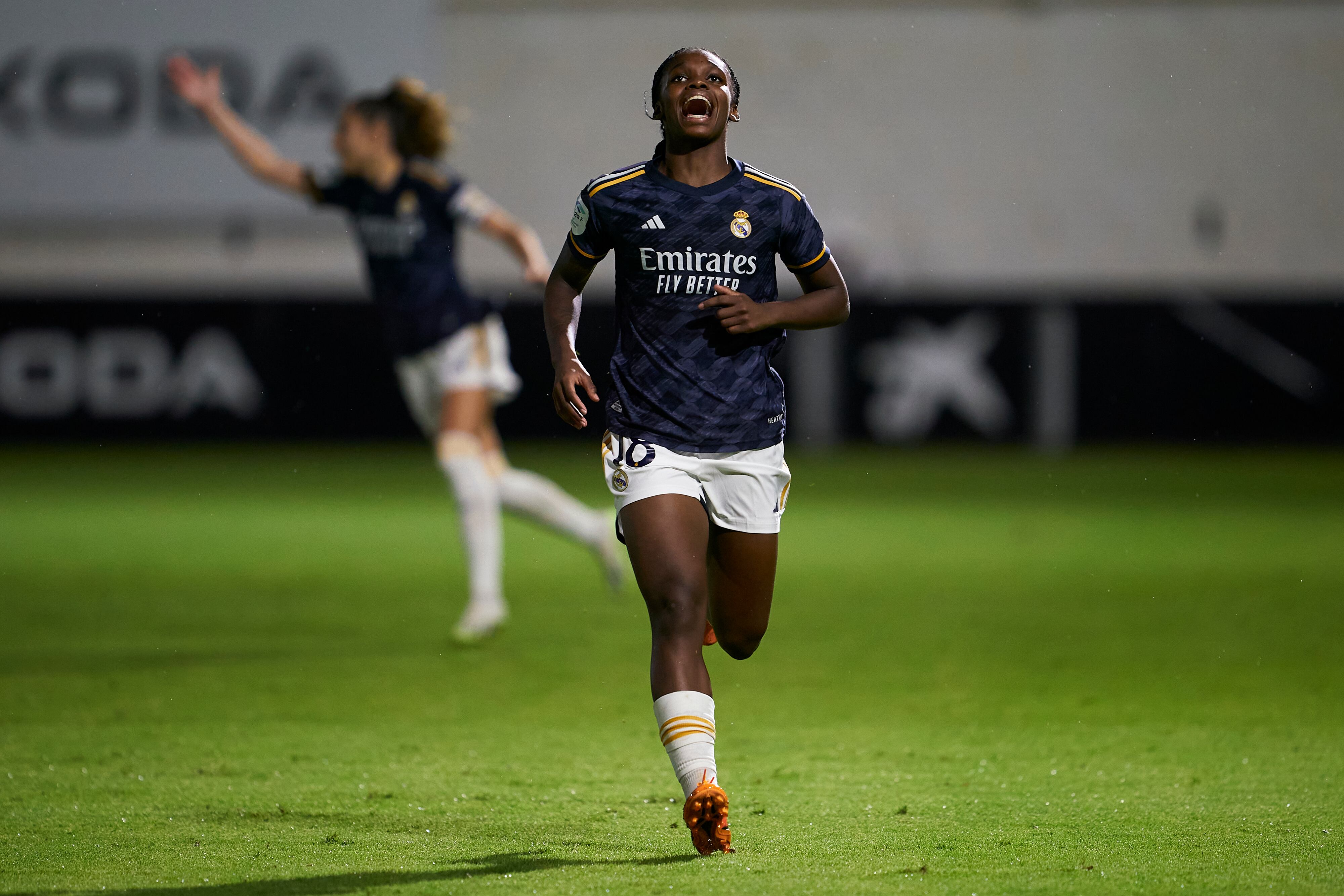 Linda Caicedo, atacante del Real Madrid. (Photo by Manuel Queimadelos/Quality Sport Images/Getty Images)