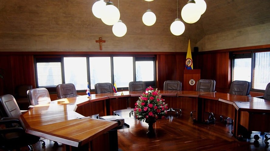 Sala Plena de la Corte Constitucional. Foto: Colprensa