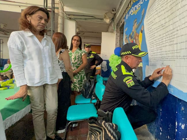 Policía de Cartagena implementó operativo por el retorno a clases
