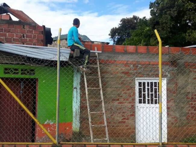 Torrencial aguacero afectó varias viviendas en Planadas, Tolima