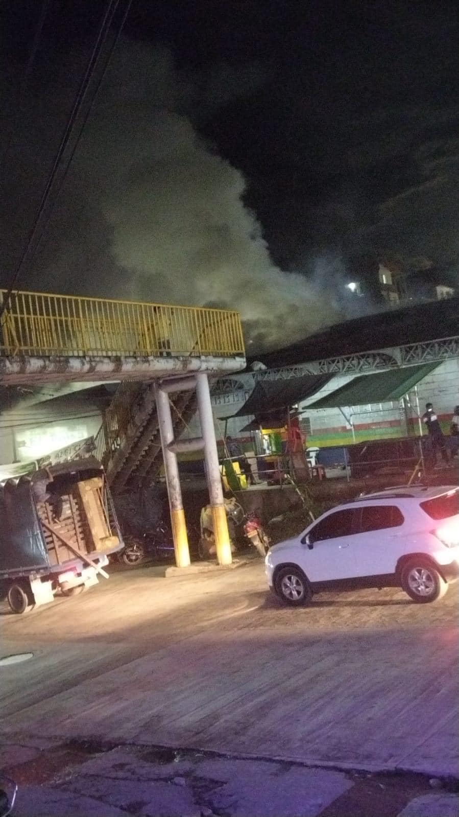 Incendio Andes- Foto cortesía