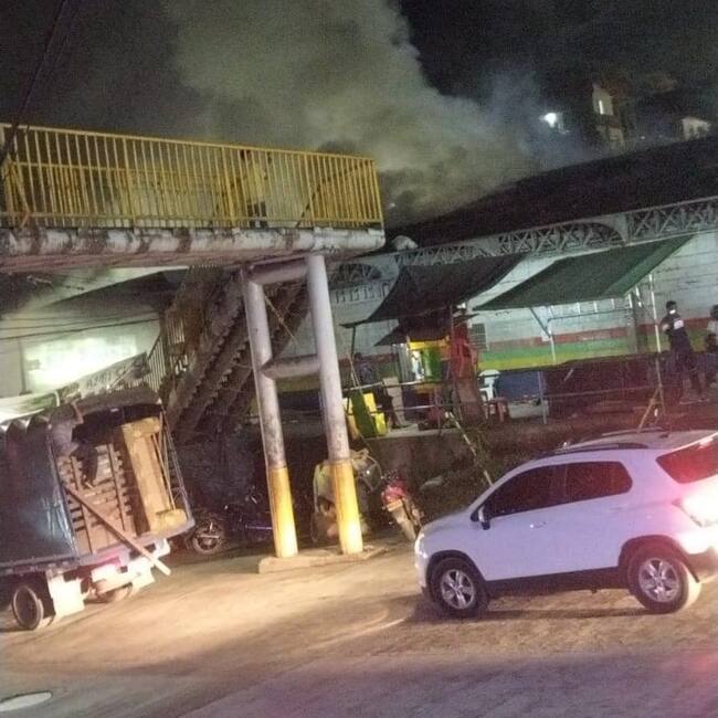 Incendio Andes- Foto cortesía