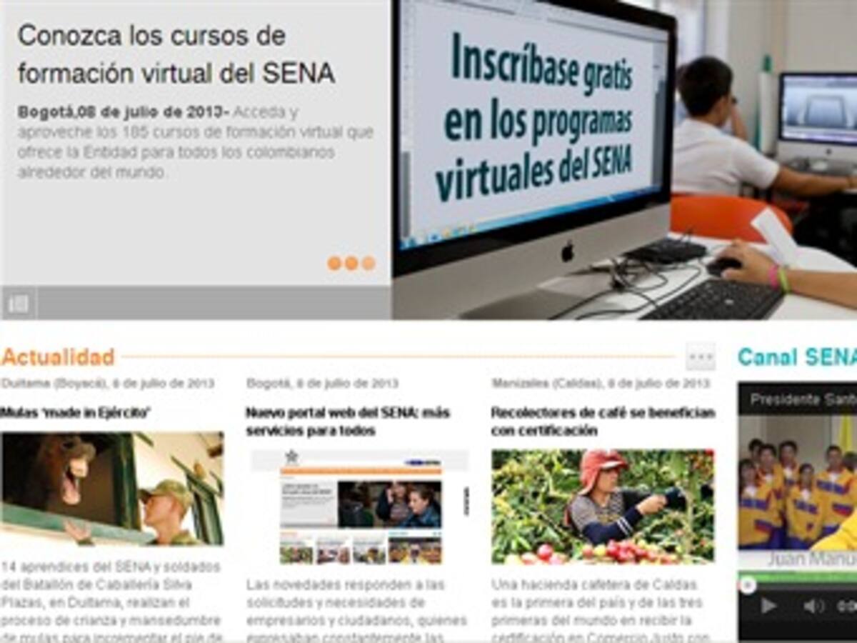 SENA lanzó su nuevo portal web con mayores recursos para aprendices y empresarios