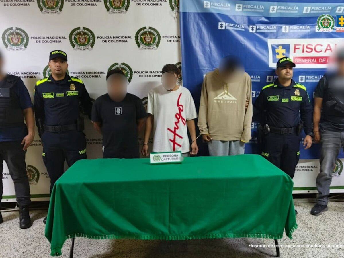Capturan a tres presuntos responsables de homicidio en Medellín