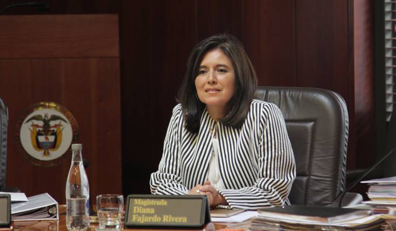 Magistrada Diana Fajardo.