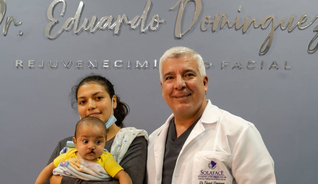 Más de 100 niños recibirán gratis cirugía de labio y paladar hendido. Foto: Dr. Eduardo Domínguez. 