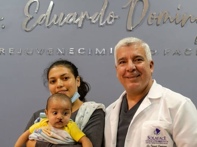 Más de 100 niños recibirán gratis cirugía de labio y paladar hendido. Foto: Dr. Eduardo Domínguez. 