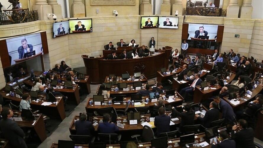 Congreso de la República durante debate del Plan Nacional de Desarrollo./ Foto: Cortesía