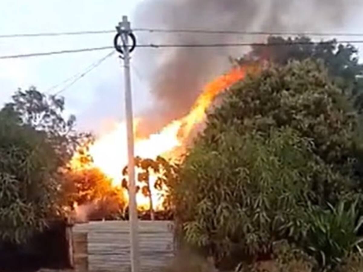 Incendiaron una casa en represalia al homicidio de un joven universitario en Mahates, Bolívar