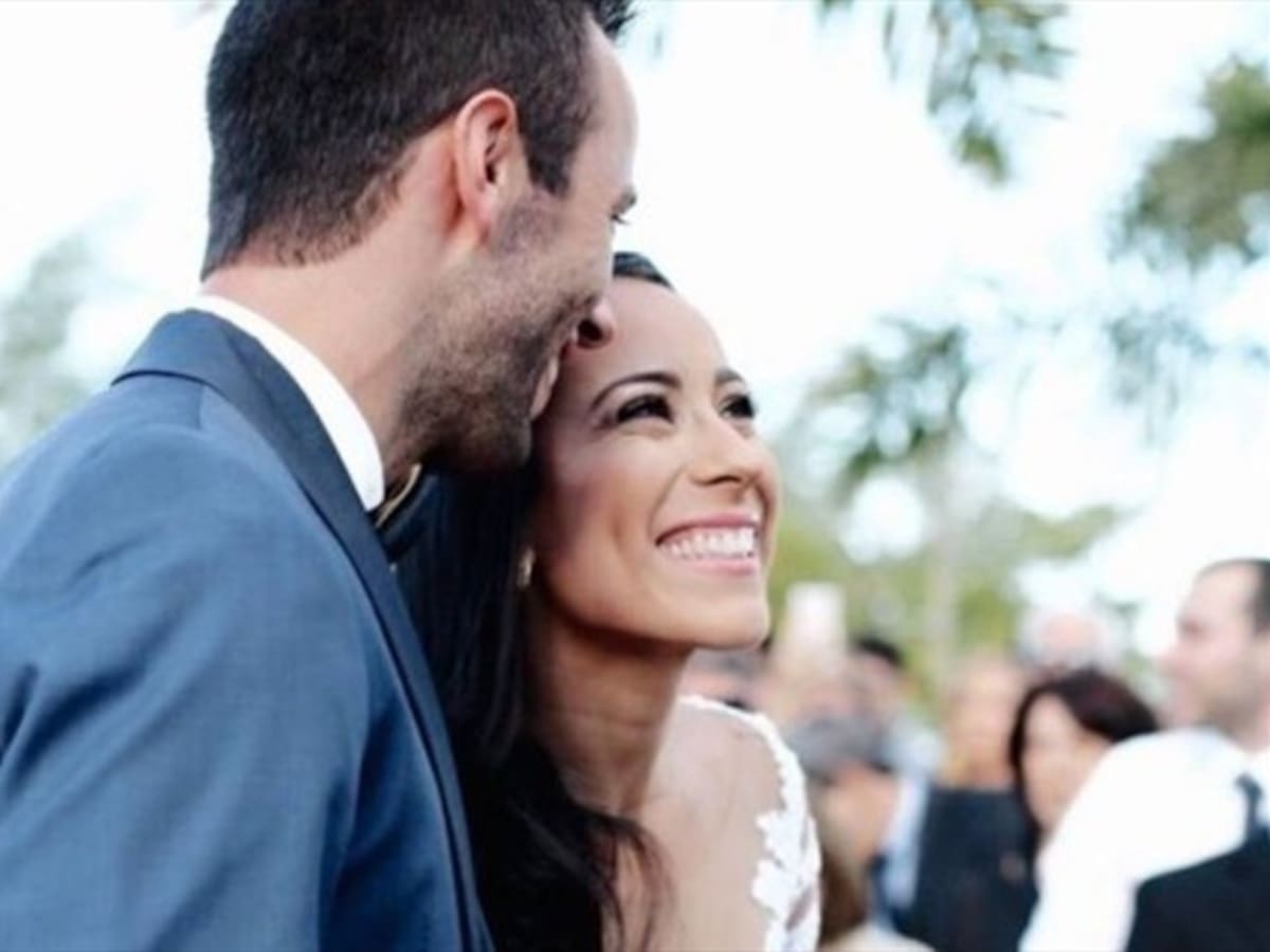 Mariana Pajón y Vincent Pelluard dieron el "sí" en el altar