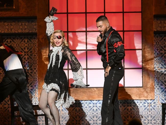 Presentación de Madonna y Maluma en los Billboard.