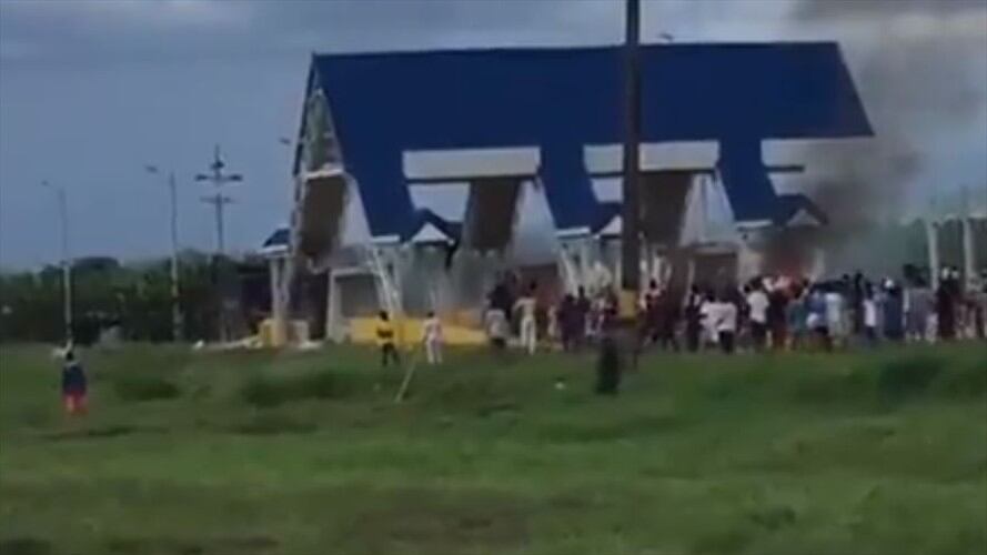 Pandillas integradas por menores de edad son responsables de disturbios en Urabá. Foto: Twitter @UrabaNoticias