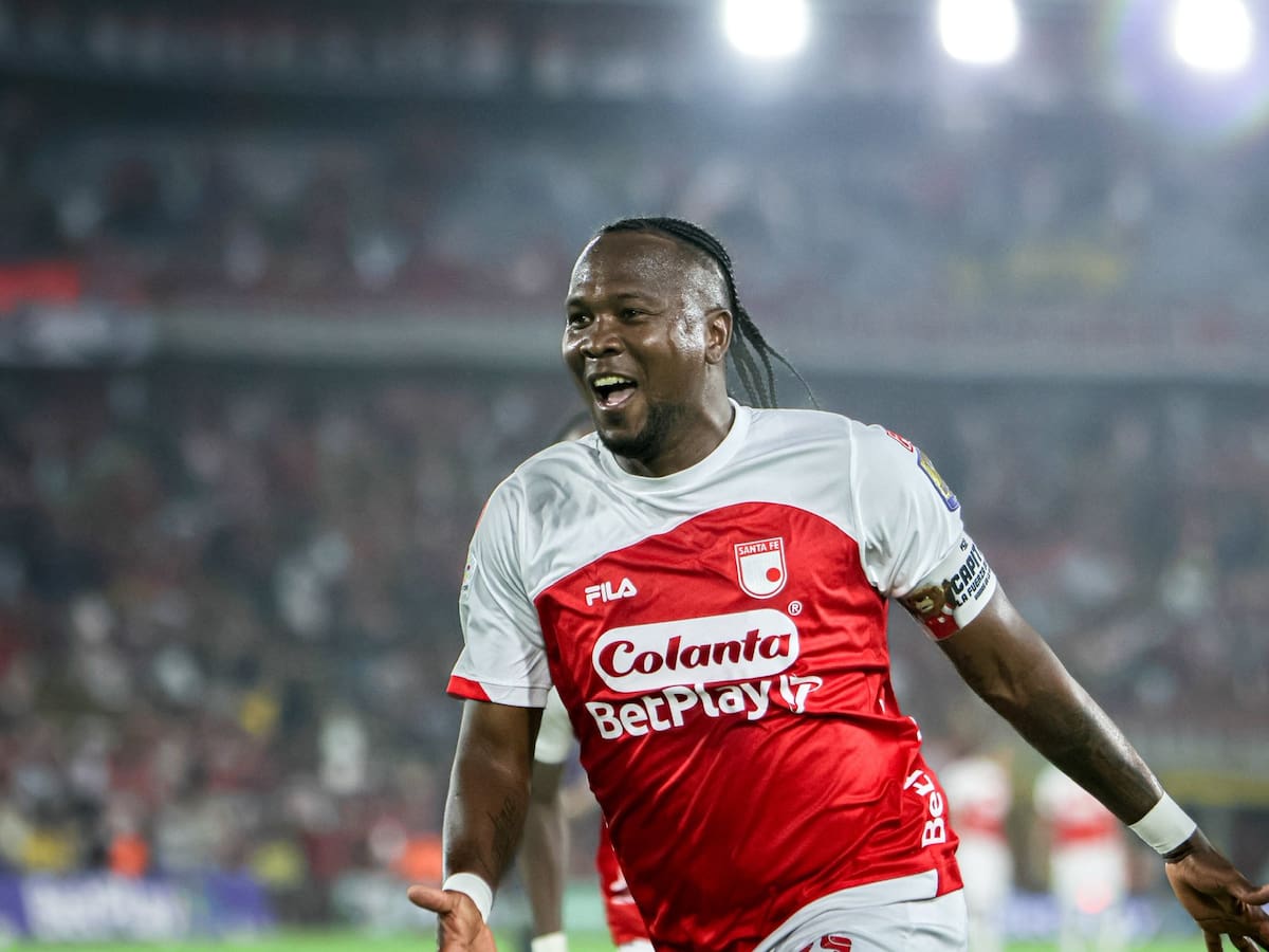 Hugo Rodallega marca triplete en goleada de Santa Fe: así quedó la tabla de goleadores en Colombia