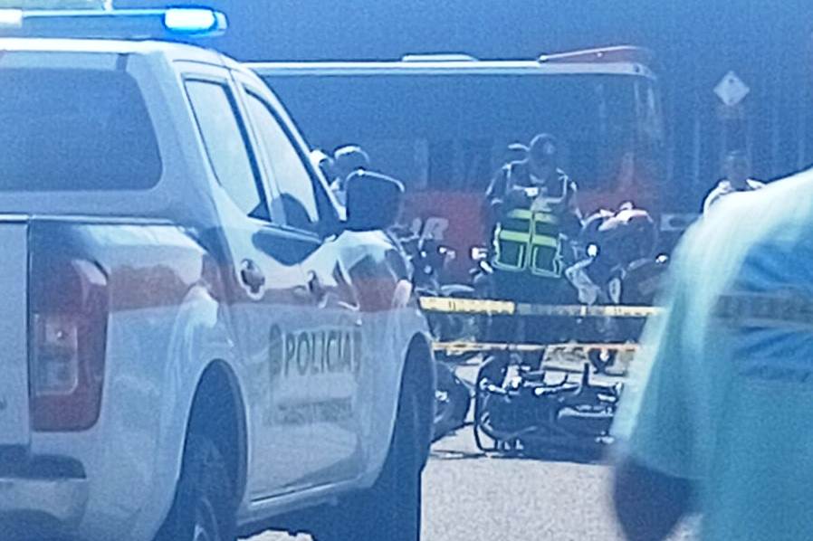Un muerto y un herido en accidente de tránsito en el sur de Cartagena