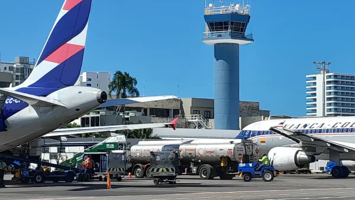 Aeropuerto Rafael Núñez de Cartagena: más de 7.7 millones de pasajeros movilizados en 2025